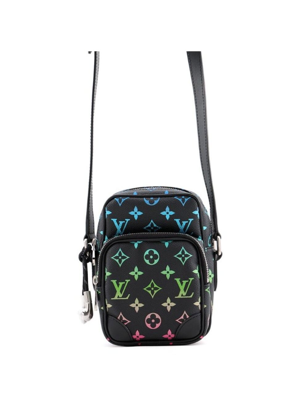 Louis Vuitton Shoulder Bag Monogram Iridescent Amazon Black